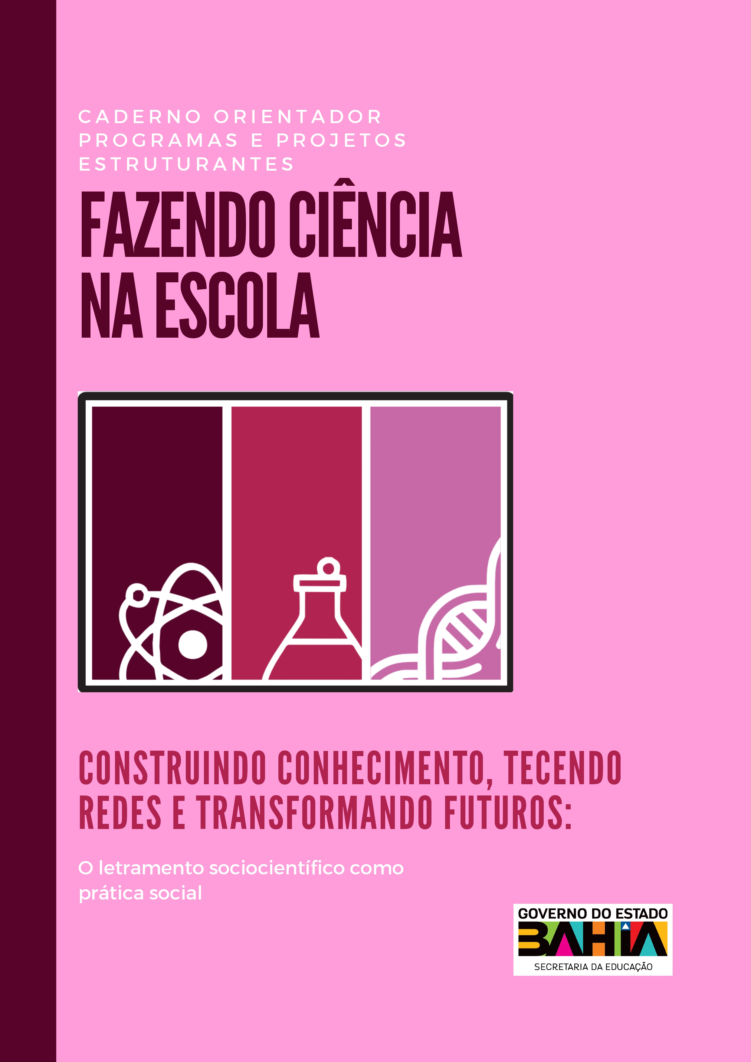 Caderno Ciencia na Escola - Capa