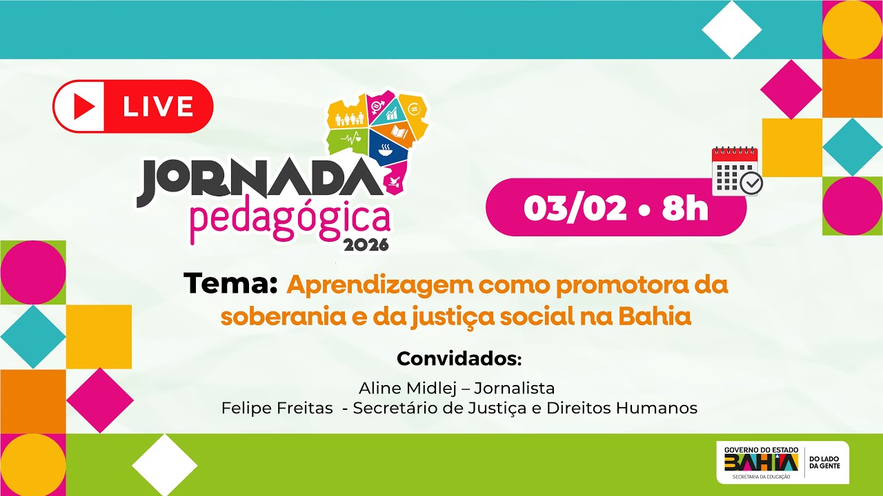 SEC realiza live sobre a Jornada Pedagógica da rede estadual de ensino