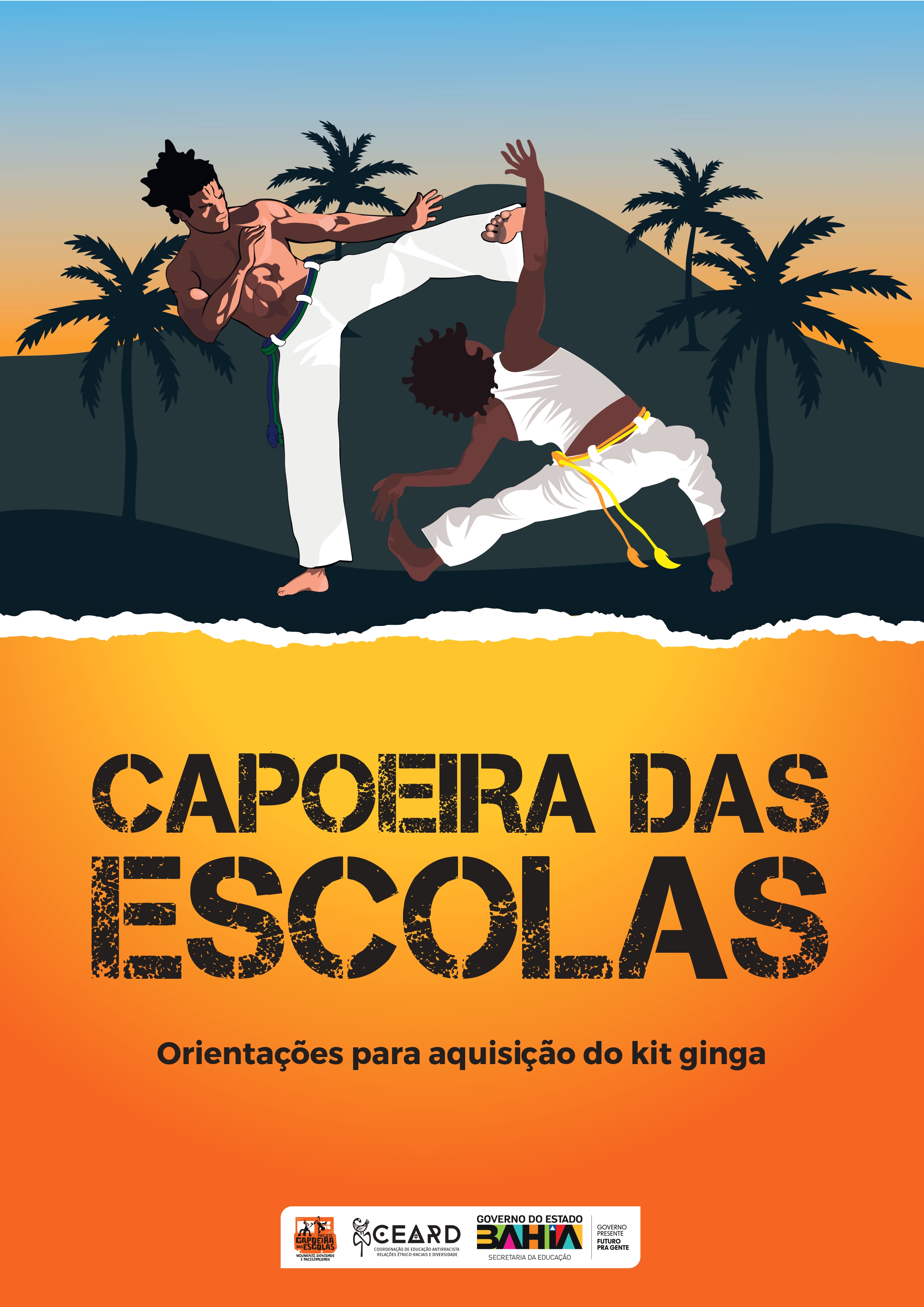 Capoeira nas escolas - Kit ginga - Capa