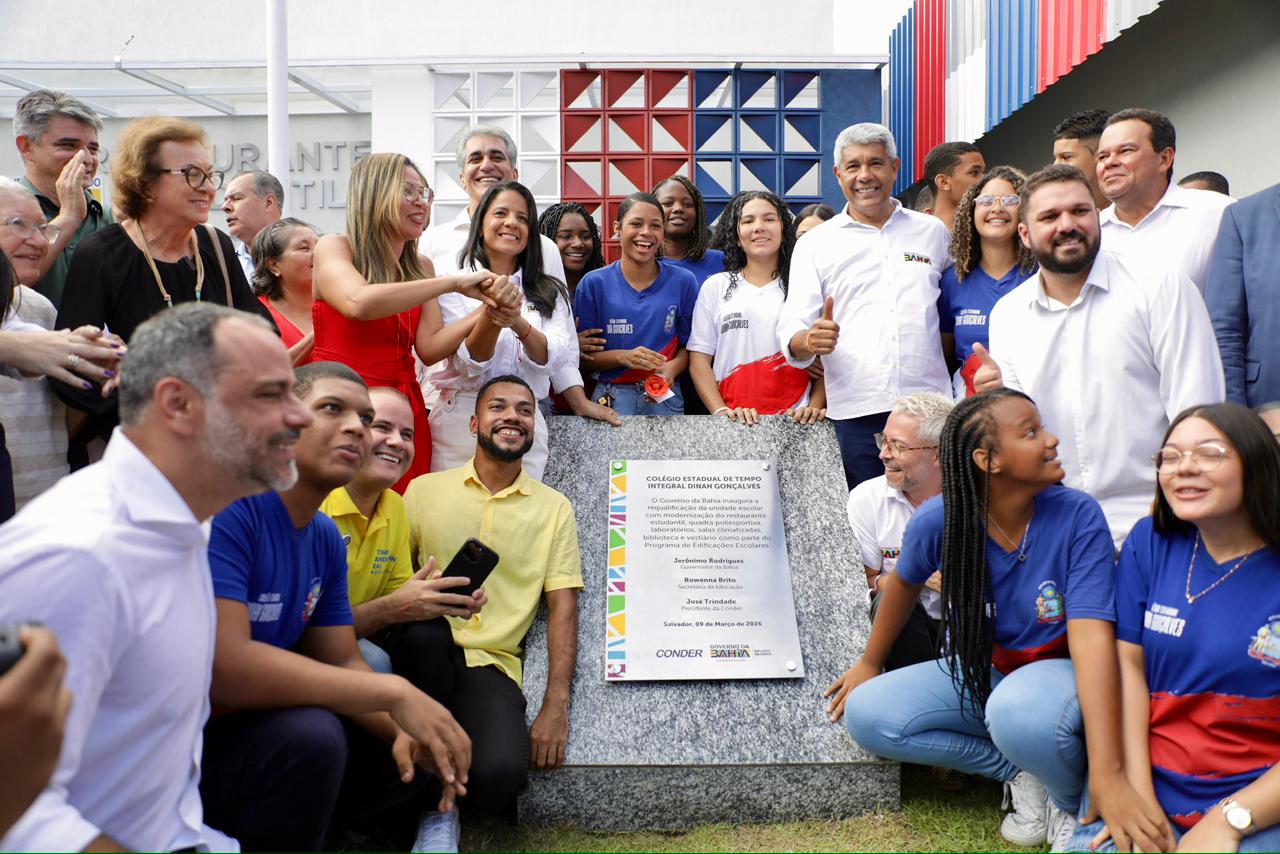 Governo da Bahia inaugura Colégio Estadual de Tempo Integral Dinah Gonçalves, em Valéria
