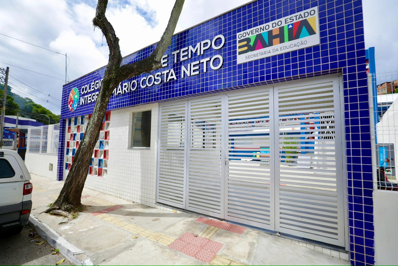 Governo da Bahia inaugura modernização do Colégio Estadual de Tempo Integral Mário Costa Neto, em Salvador