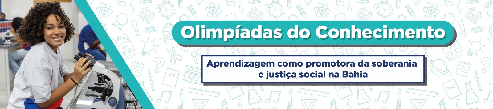 OLIMPÍADAS DO CONHECIMENTO - 2026 Banner