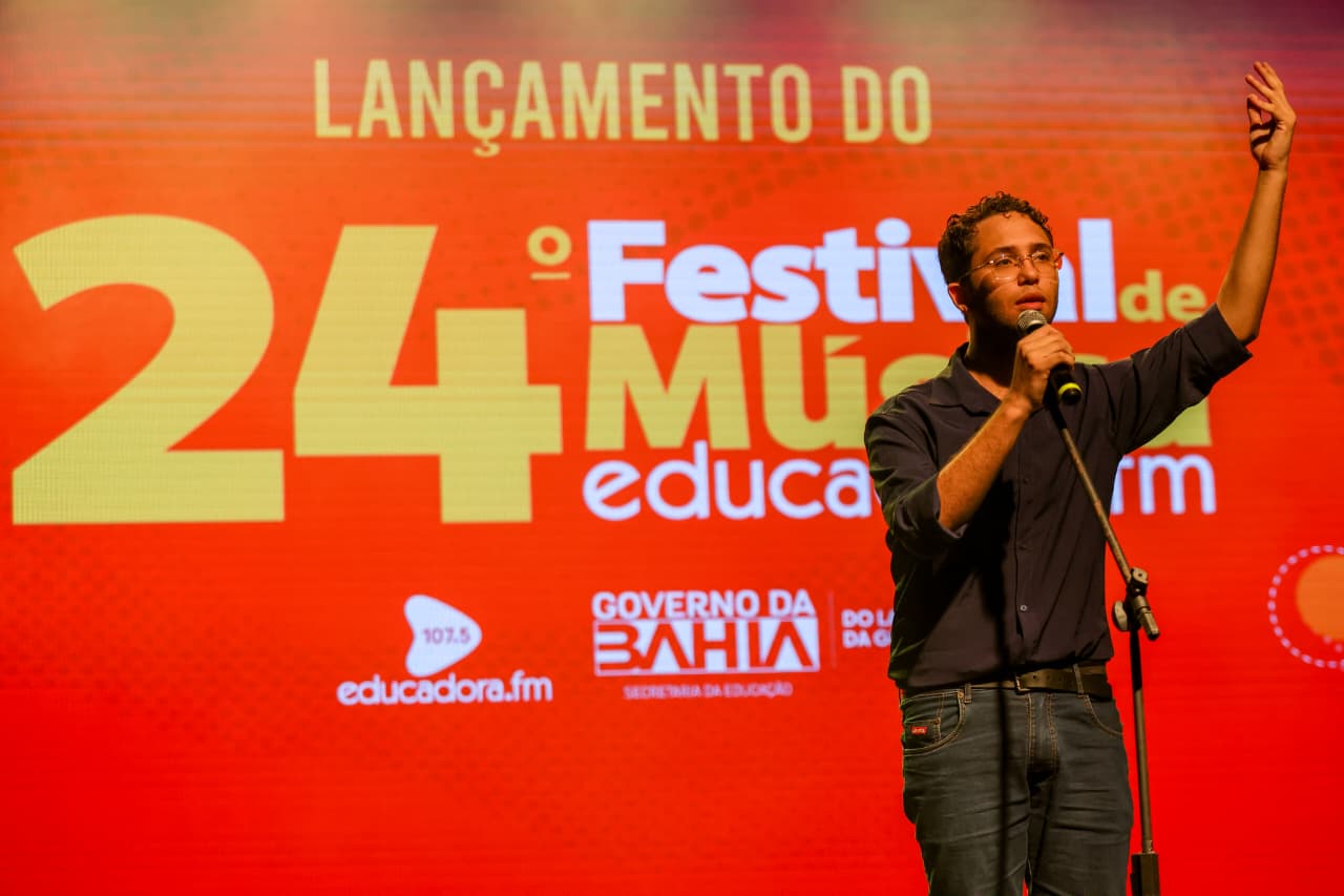 Estudantes da rede estadual vão participar pelo segundo ano do Festival de Música da Rádio Educadora, que teve sua 24ª edição lançada