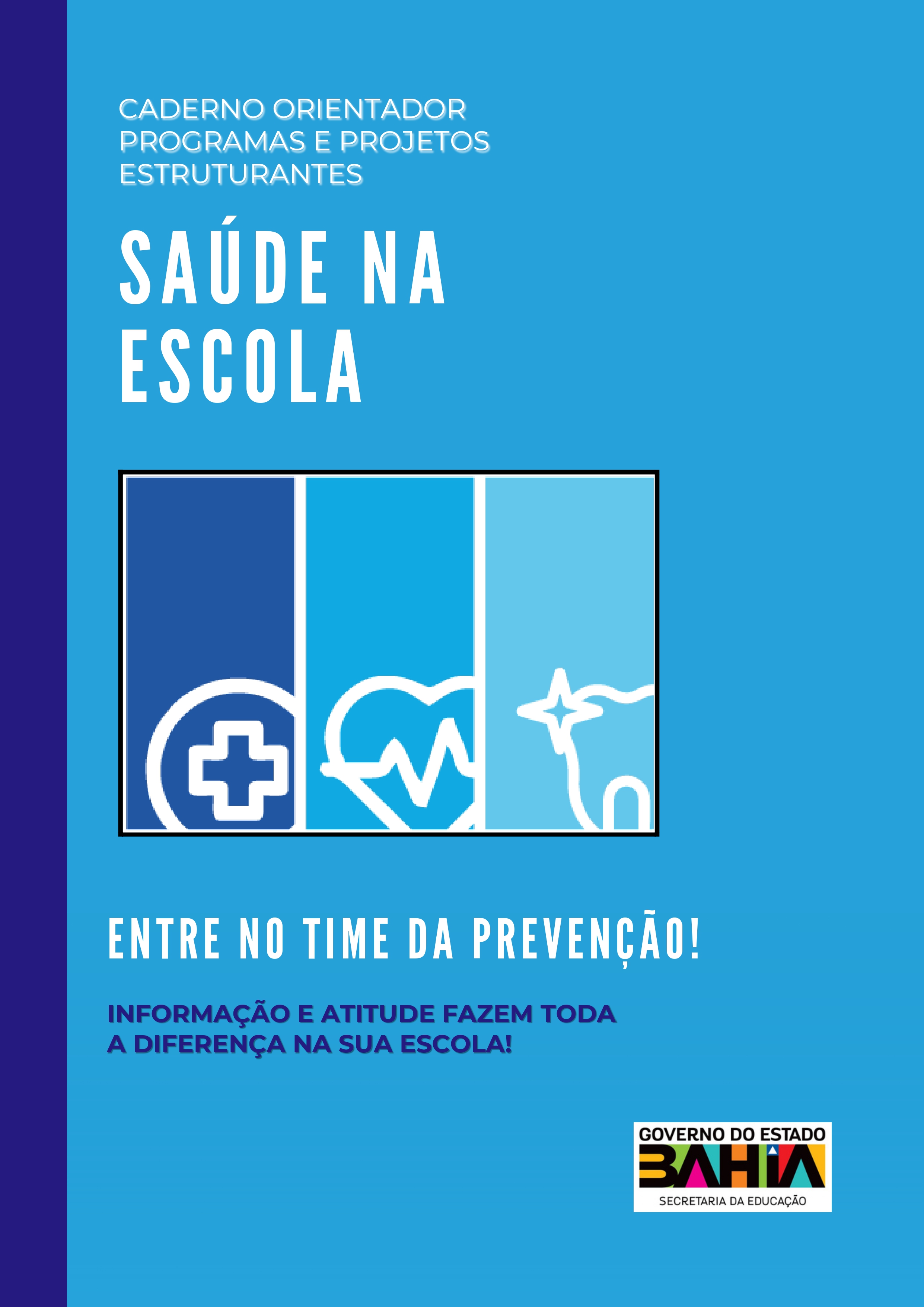 CAPA - CADERNO - Saúde na Escola - 2025