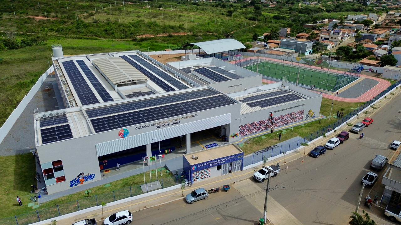Nova escola de tempo integral é inaugurada em Mortugaba, com investimento de cerca de R$ 28 milhões