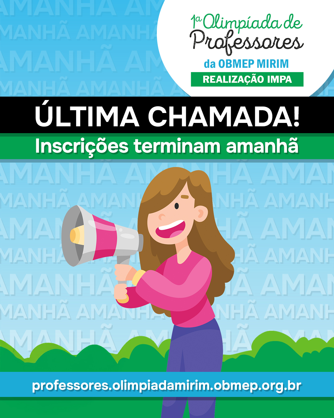 Inscrições para a 1ª Olimpíada de Professores da OBMEP Mirim seguem até sexta-feira (29)