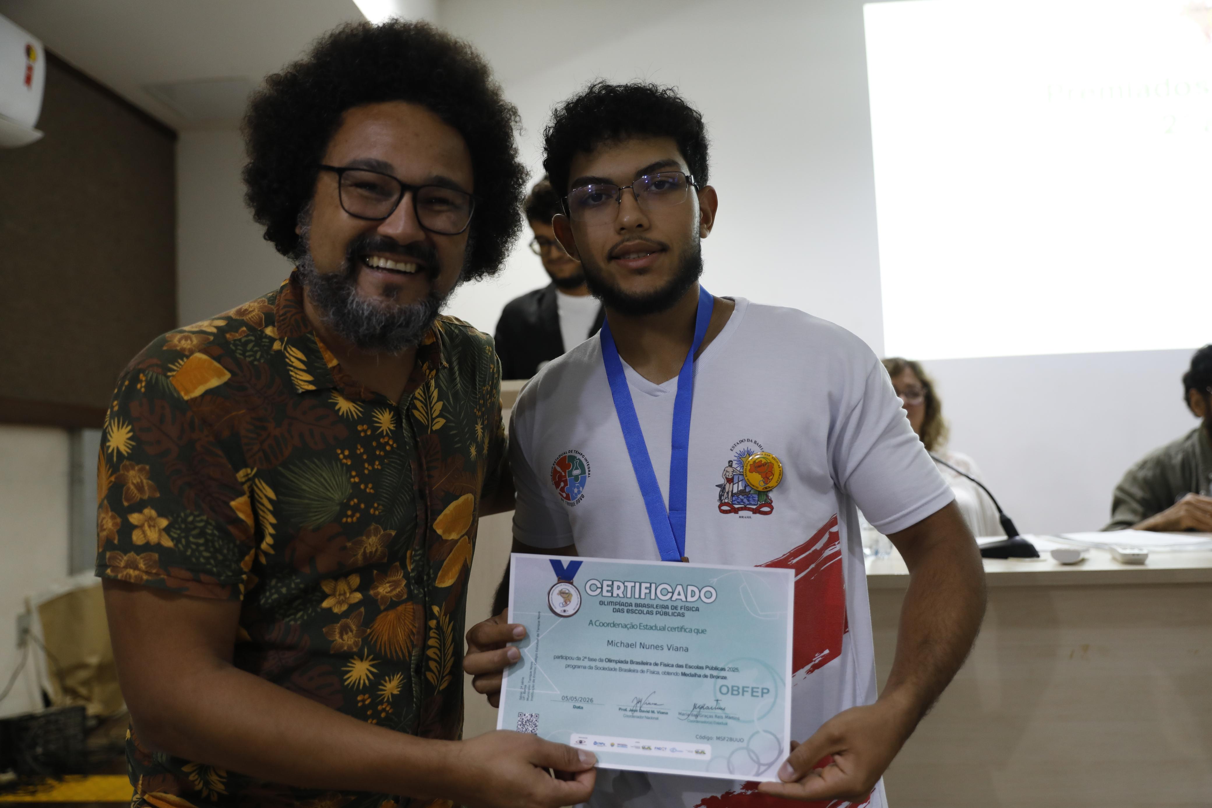 Rede Estadual de Ensino da Bahia conquista seis prêmios na Olimpíada Brasileira de Física das Escolas Públicas