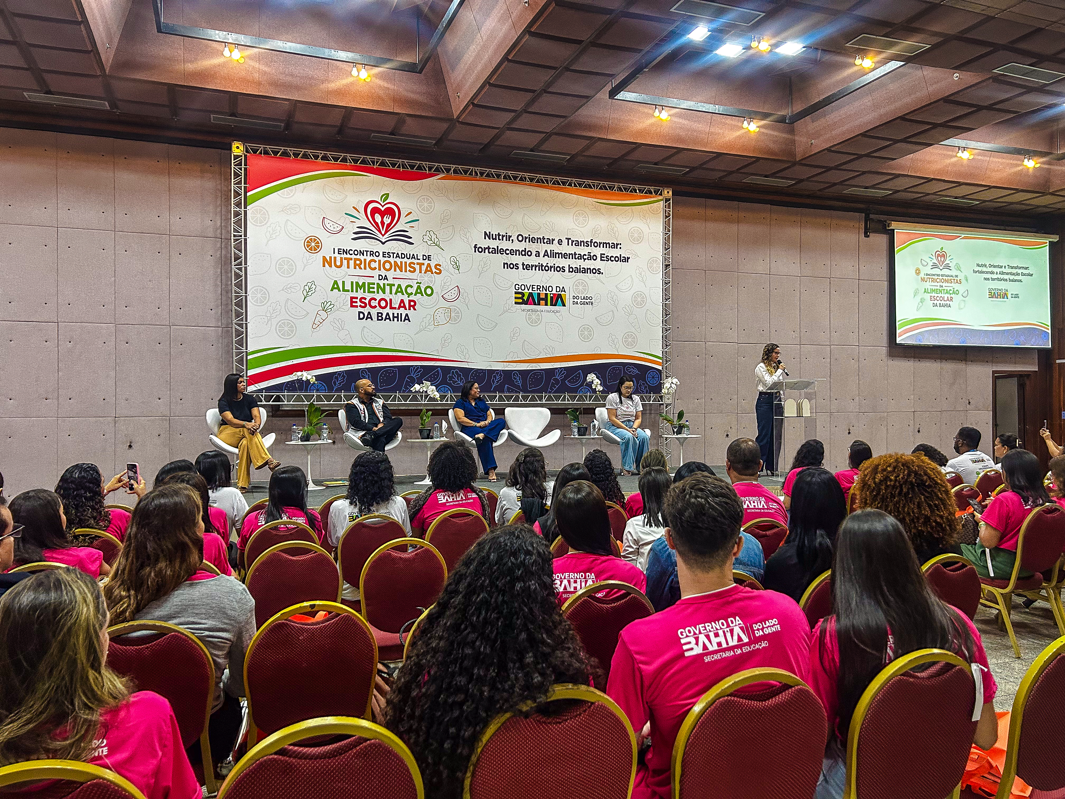 Encontro estadual fortalece rede de nutricionistas e amplia qualidade da alimentação escolar na Bahia