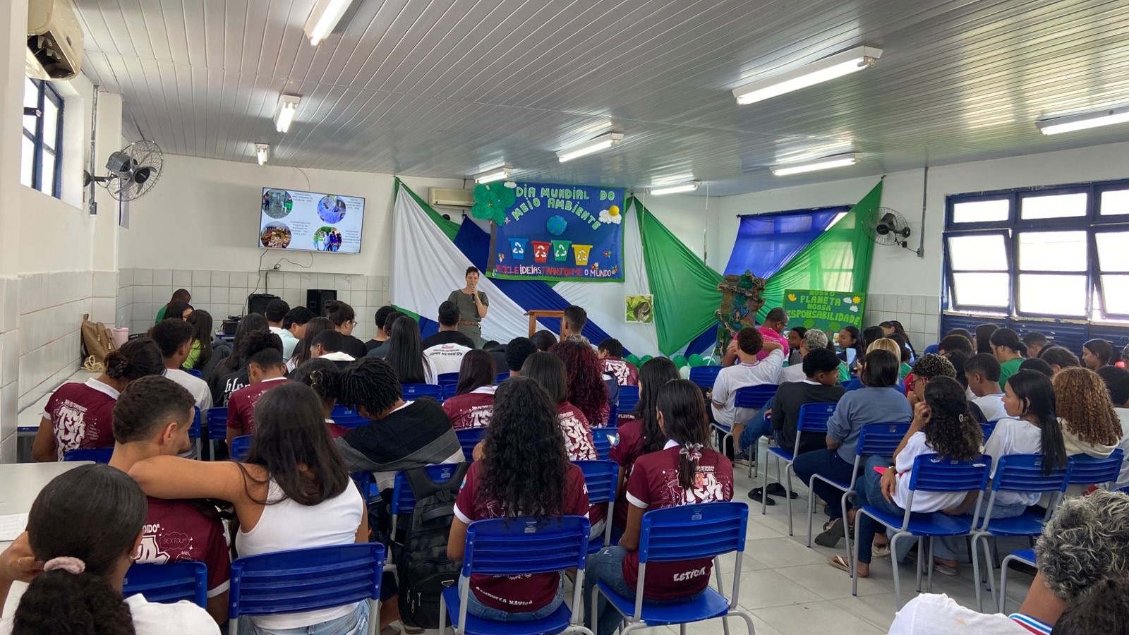 Projeto ambiental mobiliza estudantes e amplia conscientização sobre sustentabilidade, em Santa Cruz da Vitória