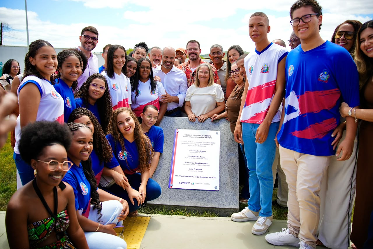 Estado entrega nova escola de tempo integral no Vale do Jiquiriçá