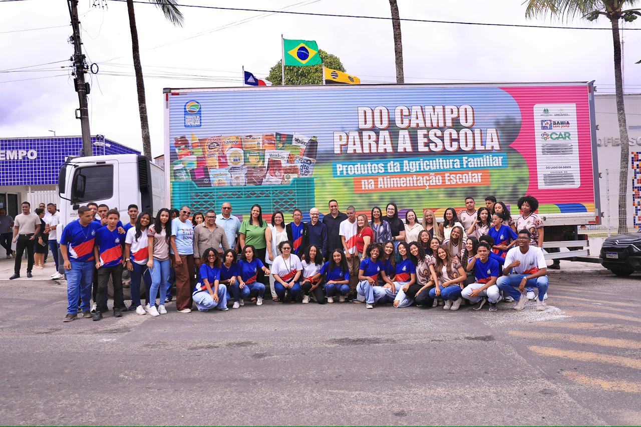 Agricultura familiar amplia presença na alimentação escolar da rede estadual