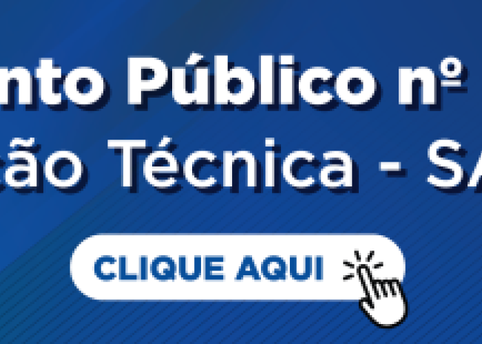Chamamento Público nº 002/2026 | Cooperação Técnica - SABE 2026