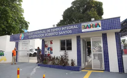 Obras de modernização do Colégio Estadual de Tempo Integral Governador Roberto Santos, em Salvador, são inauguradas