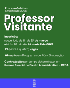 Uefs promove seleção para contratação de professor visitante
