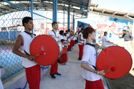Bairro de Mussurunga é contemplado com modernização de Colégio Estadual Pinto de Aguiar na semana do aniversário de Salvador