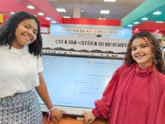 Totem com inteligência artificial é destaque do estande do Governo, na Bienal do Livro da Bahia.jpeg