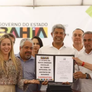 Em Correntina, Governo do Estado assina ordem de serviço para construção da segunda escola de tempo integral