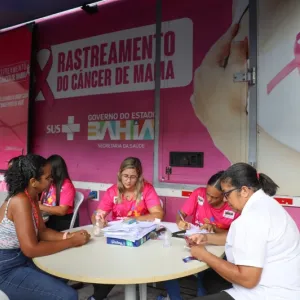 SEC realiza exames de mamografia em apoio à campanha de prevenção ao câncer, nesta sexta-feira (1°)