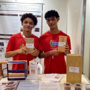 Projetos nas áreas de cosmética, saúde e construção são apresentados durante o Encontro Estudantil, em Salvador