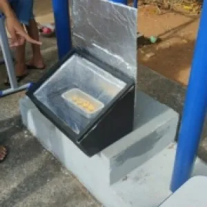Estudantes criam forno que utiliza fonte renovável como energia