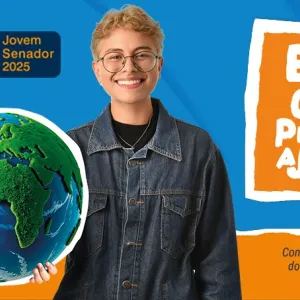 Concurso de redação do Programa Jovem Senador recebe inscrições até 30 de abril