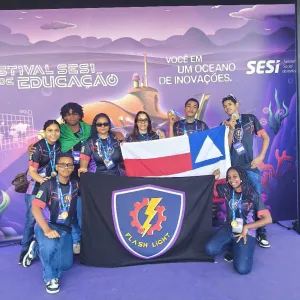 Projeto de estudantes da rede estadual é selecionado para o Festival Nacional Sesi Robótica, em Brasília