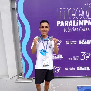 Estudante da rede estadual de Santa Maria da Vitória é medalha de prata no Meeting Paralímpico Loterias Caixa 