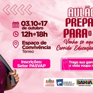 SEC promove aulões especiais para preparar participantes da Corrida Educação em Movimento