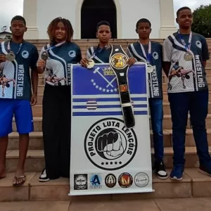 Talentos do Educa Mais Bahia conquistam medalhas no Sul-Americano de Wrestling