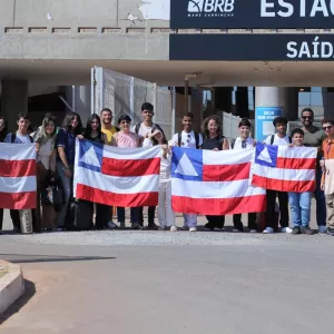Estudantes da rede estadual da Bahia apresentam projetos em evento do MEC, em Brasília