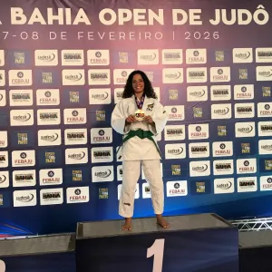 Judoca da rede estadual de Jequié inicia 2026 com ouro e bronze em competições decisivas