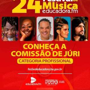 Conheça os jurados do Festival de Música da Rádio Educadora FM; inscrições para a categoria estudantil seguem até 8 de junho