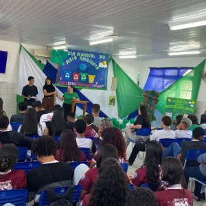 Projeto ambiental mobiliza estudantes e amplia conscientização sobre sustentabilidade, em Santa Cruz da Vitória