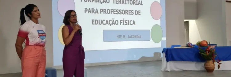 Professores de Educação Física do Território do Piemonte da Diamantina participam de formação em Jacobina