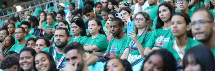 Com público recorde de 7 mil participantes, Bahia promove na Arena Fonte Nova maior Encontro Estudantil do país