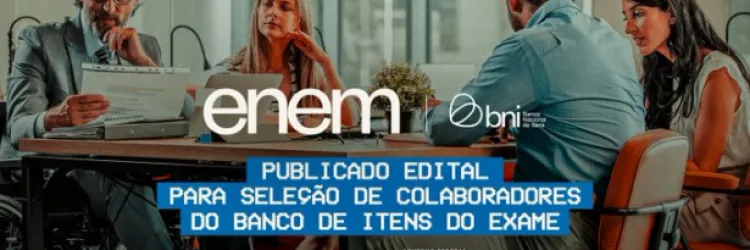 Inscrições abertas para banco de itens do Enem