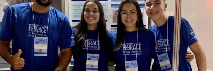 Estudantes da rede estadual de ensino apresentam projetos na final da Febrace 2024