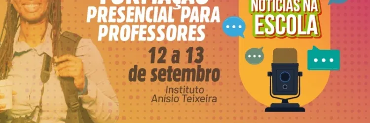 Professores do projeto Agência de Notícias na Escola participam de formação presencial no IAT