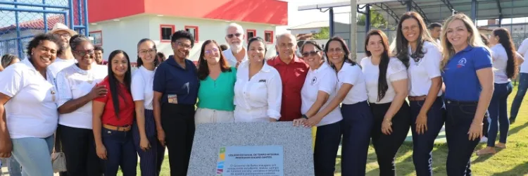 Governador Mangabeira ganha novo Colégio Estadual de Tempo Integral inaugurado pelo Estado