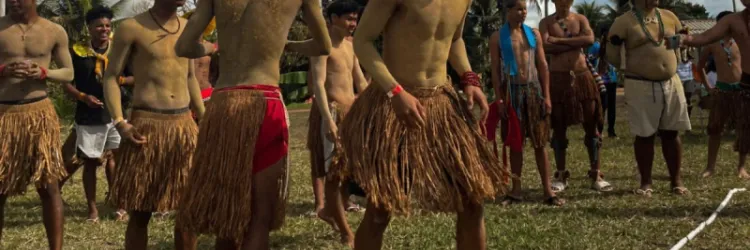 Estudantes indígenas participam da Etapa Territorial dos Jogos Estudantis Indígenas da Bahia em Banzaê