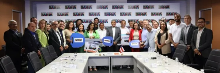 Governador recebe prefeitos de Aramari e São Felipe para discutir novas obras