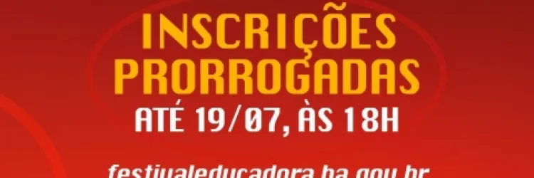 Inscrições prorrogadas do Festival de Música Educadora FM