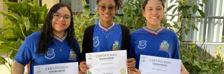 Estudantes da rede pública estadual conquistam medalhas e certificados na Olimpíada Brasileira de Geopolítica