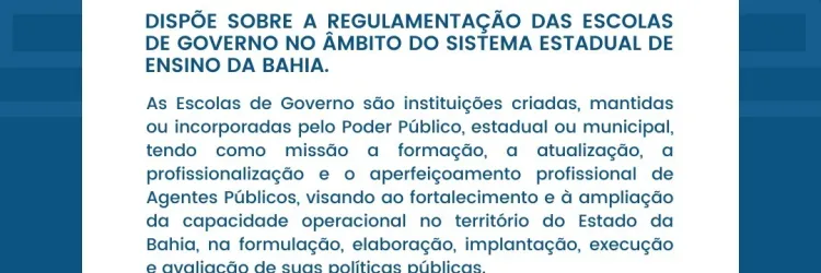 Conselho Estadual de Educação regulamenta escolas de governo e reafirma compromisso com a excelência na formação de servidores públicos