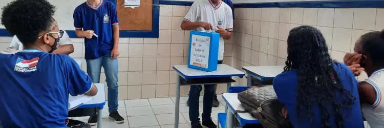 Eleição de líderes estudantis na rede estadual começa na segunda-feira (17), em toda a Bahia