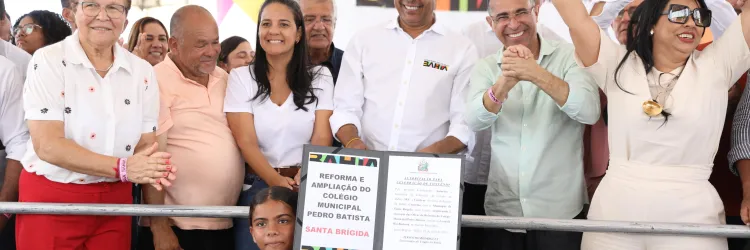 Santa Brígida recebe pacote de obras e entregas com foco em educação