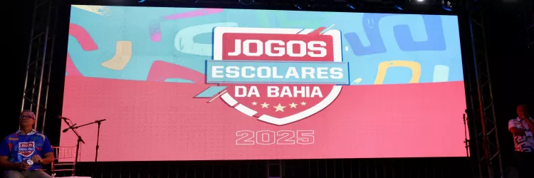 Abertura da Etapa Estadual dos Jogos Escolares da Bahia 2025 conta com presença de quase dois mil estudantes 