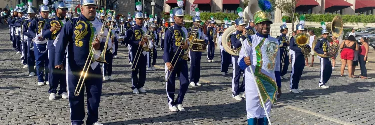 Rede estadual: 64 fanfarras participam do desfile de 7 de setembro na Bahia