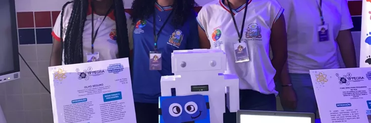Feira destaca inovação e robótica em escola estadual de Educação Profissional de Lauro de Freitas