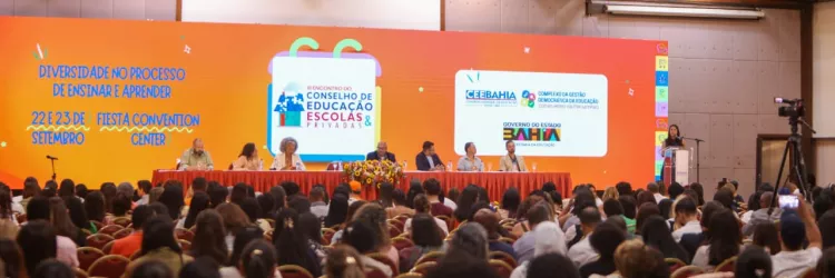 SEC reforça diálogo com rede privada de ensino da Bahia em conferência do Conselho Estadual de Educação